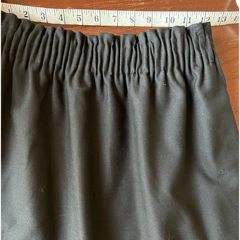 J. Crew wool blend skirt | black | size 4 - Picture 9 of 14